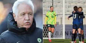 Matildas fans lash Football Australia for not appointing a permanent coach ahead of SheBelieves Cup thrashing at the hands of Japan