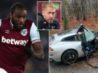 West Ham striker Michail Antonio ‘is back running’ less than three months after car crash which broke his leg and left him fearing for his life