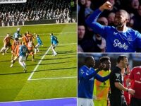 Fans fume after VAR caused THREE-MINUTE delay to check if Everton goal was onside against Man United