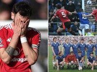 Bruno Fernandes ‘involved in half-time BUST-UP with Everton legend’ for bizarre reason – before Man United star inspires comeback at Goodison Park