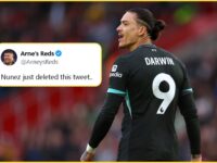 Darwin Nunez deletes Liverpool tweet after Arne Slot issues ‘disappointed’ message