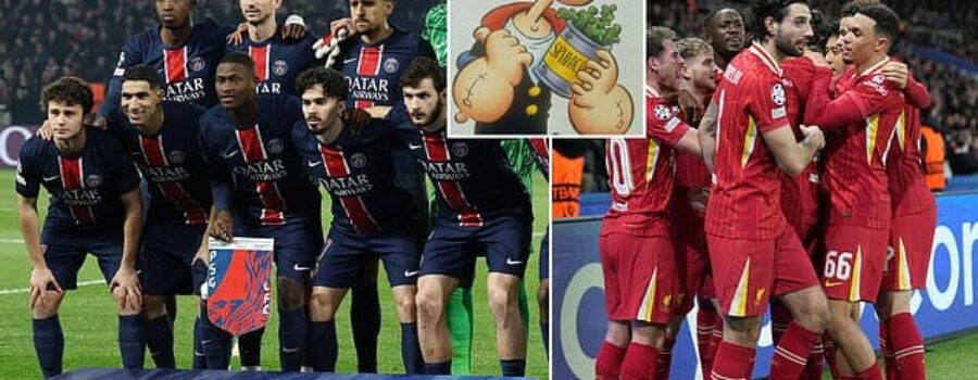 Ex-Liverpool star sends warning to PSG after Champions League last-16 first leg – as he compares Reds to POPEYE when they play at ‘special’ Anfield