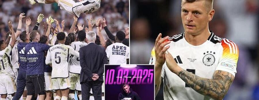 Toni Kroos announces football comeback seven months after his retirement… as Real Madrid and Germany legend prepares for ‘one more dance’