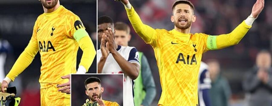 Tottenham goalkeeper Guglielmo Vicario issues lengthy social media message to ‘clarify’ his actions – after gesture after AZ Alkmaar loss backfired