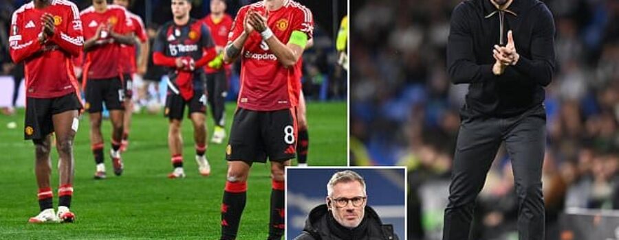 Ruben Amorim is DROWNING at Man United. He hasn’t improved one player and the worst squad I’ve ever seen at Old Trafford do not believe in his failing system, insists Jamie Carragher