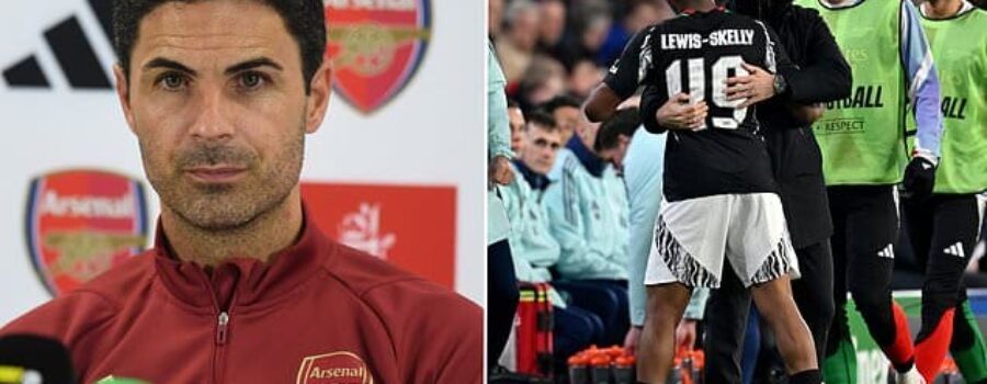 Mikel Arteta reveals meeting with Myles Lewis-Skelly over his rashness – after Arsenal teenager narrowly escaped red card against PSV