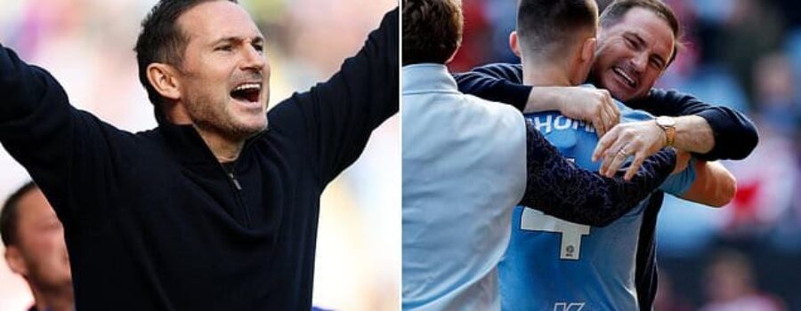 Frank Lampard goes wild after 97th-minute winner creates Coventry history as Championship club boost their promotion hopes