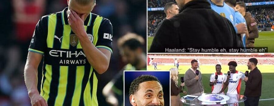 Rio Ferdinand pokes fun at Erling Haaland after Man City slip to their NINTH league defeat of the season at Nottingham Forest