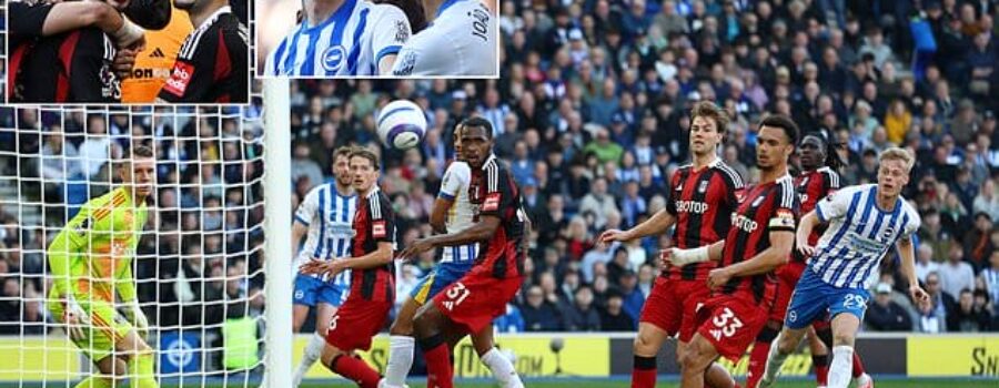 Brighton 2-1 Fulham: Seagulls put pressure on top five in Champions League race as Joao Pedro scores 98TH-MINUTE penalty to secure late victory