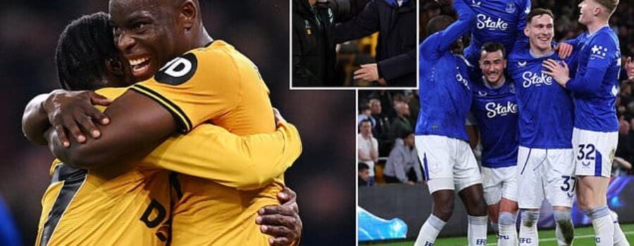 Wolves 1-1 Everton: Marshall Munetsi fills Matheus Cunha void as Vitor Pereira’s side earn valuable point against in-form Toffees