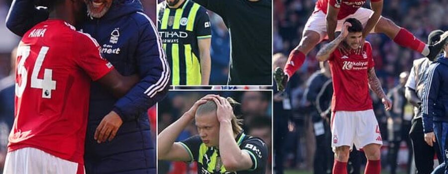 How Man City congratulated Nottingham Forest despite suffering their ninth league defeat… and what Nuno Espirito Santo did to celebrate