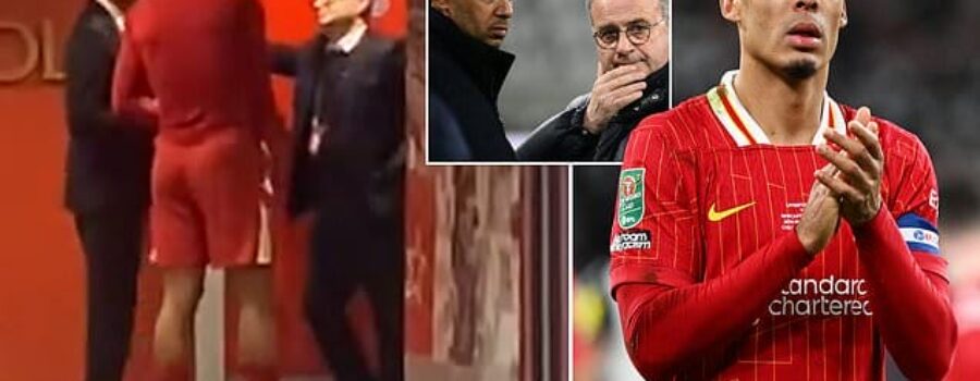 Revealed: What Van Dijk and PSG officials really spoke about inside Anfield after Champions League exit