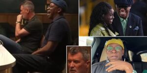 Roy Keane’s three-word joke about Eni Aluko leaves Ian Wright in stitches – after he was accused of ‘blocking’ opportunities for female pundits