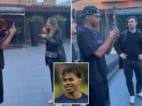 Hilarious moment Lamine Yamal gives FAKE name to woman who asked Barcelona star to take photo – before realising it was the teenage sensation