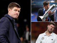 Steven Gerrard ‘among four former Premier League managers shortlisted for Rangers job’ three and a half years after he left the club to join Aston Villa
