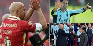 Liverpool boss Arne Slot jumps to the defence of ‘special’ Mikel Arteta and says Arsenal boss deserves a lot of credit despite missing out on the title