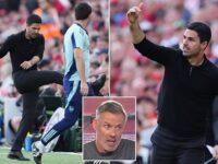 Jamie Carragher makes Mikel Arteta SACK prediction – as he claims the Arsenal boss is ‘sounding like a fan’ after tense post-match interview