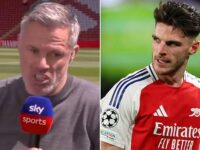Jamie Carragher infuriates Arsenal fans with major claim about Declan Rice – as pundit fires warning about ‘next 12 months’