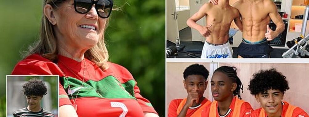 Cristiano Ronaldo’s mother proudly watches on as Portugal legend’s son, 14, prepares to make his international debut and follow in father’s footsteps