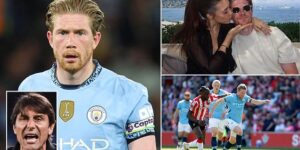 Revealed: The drastic pay cut Napoli will offer Kevin De Bruyne as Italian club take the lead in race to sign Manchester City star – after his wife was ‘spotted house-hunting’ in the city