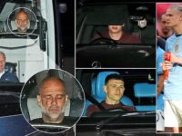 Pep Guardiola cuts a dejected figure as Manchester City boss is seen for the first time since Dean Henderson bust-up following FA Cup final defeat – as miserable stars fly home from Wembley loss