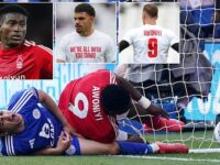 Taiwo Awoniyi breaks his silence: Nottingham Forest star issues first update since being put in an induced coma with horror injury – as teammates pay tribute before game against West Ham