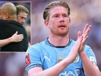 Pep Guardiola refuses to guarantee that Kevin De Bruyne will start his final home game for Man City – and insists full focus is on securing top-five finish