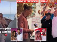 Liverpool’s stars take their foot off the gas: Kostas Tsimikas picks up order at a Chinese restaurant, just 24 hours before they play Brighton, after a week of party in Dubai, Ibiza and at home!