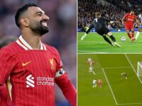 Liverpool star Mo Salah leaves fans stunned after missing open goal from just seven yards out against Brighton