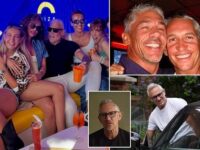 At least one Lineker has got a smile on his face! As Gary gets BBC chop, brother Wayne parties with young girls in Ibiza
