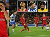 Brighton 3-2 Liverpool: Champions lose first game since Dubai party as Trent Alexander-Arnold remains on the bench after booing saga