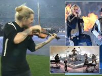 Champions League fans blast ‘annoying’ violin act while Dutch legend hits out at ‘absolute garbage’ Linkin Park performance just moments before PSG vs Inter Milan clash
