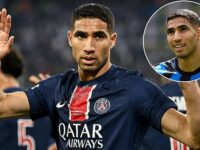 Fans shocked by Achraf Hakimi’s surprise act after scoring in the Champions League final