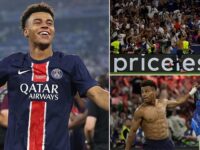 People are only just realising what Desire Doue’s name means in English after PSG wonderkid’s heroics in Champions League final