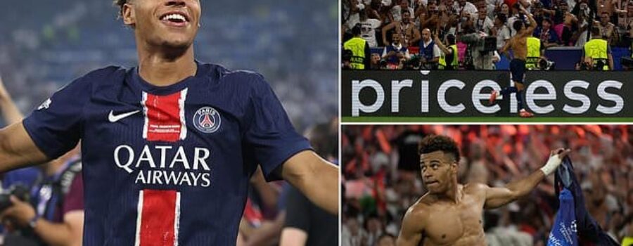 People are only just realising what Desire Doue’s name means in English after PSG wonderkid’s heroics in Champions League final