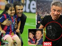 Luis Enrique pays emotional tribute to daughter Xana with heartwarming act after Champions League final triumph for PSG