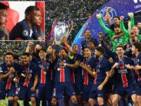 Kylian Mbappe and Neymar break their silence after former club PSG finally win the Champions League with rout of Inter Milan