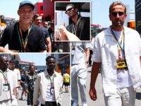 Harry Kane and Thomas Tuchel take England players out to the Spanish Grand Prix in Barcelona during their VERY warm-weather training camp… but FOUR stars are missing from team bonding session photos