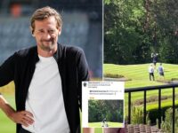 Peter Crouch begs fans not to share hilarious clip of former England star attempting to play golf