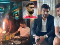Bruno Fernandes is spotted dining with Al-Hilal ‘secret agent’ as Man United captain weighs up £200m Saudi mega-move