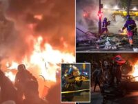 Inside the ‘uncontrollable’ PSG Paris riots: Shocking videos reveal terrifying scenes of cars attacked and burned, shops looted and 491 people arrested