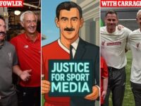 Liverpool’s greatest players at war in AI-made musical: Ian Rush attacks Jamie Carragher and Robbie Fowler in bizarre 90-minute Hamilton-style production amid legal row