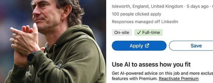 Brentford put out job advert on LinkedIn seeking new assistant first team coach – as Bees look to add to Thomas Frank’s staff