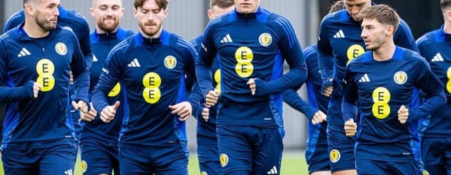 THE STUFF OF CHAMPIONS: Scotland boss Steve Clarke is delighted to be surrounded by title winners from Premier League, Serie A and beyond