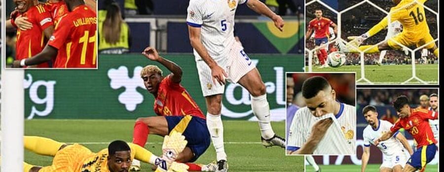 Spain vs France – UEFA Nations League:Lamine Yamal and Co hold off spirited fightback to progress to the final in NINE-goal thriller as teen sensation helps book Portugal clash