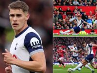 Premier League reveals the moment Micky van de Ven clocked the fastest speed last season against Man United – but it wasn’t for his amazing assist!