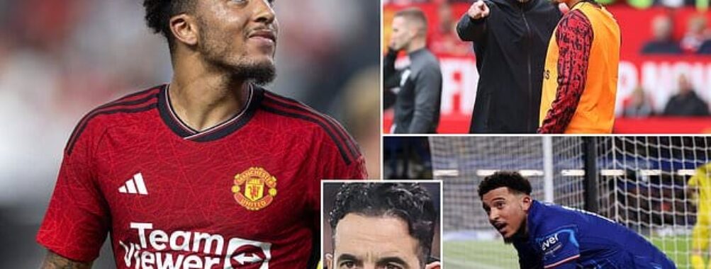 Jadon Sancho at centre of transfer tussle between two European giants as Man United try to cut losses on Β£73m flop