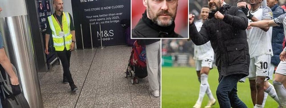 Former Championship manager lands shock new job at Bristol Airport just FOUR months after being sacked – leaving fans in disbelief