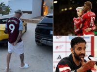 Alejandro Garnacho sparks anger among Man United fans as he posts picture wearing fellow exile Marcus Rashford’s Aston Villa shirt in apparent dig at Ruben Amorim