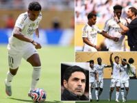 Real Madrid ‘set price’ for key Arsenal target Rodrygo with the Brazilian forward ‘exploring options as another Premier League giant expresses interest’